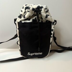 Supreme Polartec Sling Bag/Shoulder Bag Leopard Print FW24 Unisex